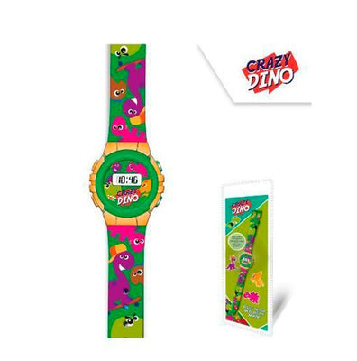 Relógio Digital Crazy Dino