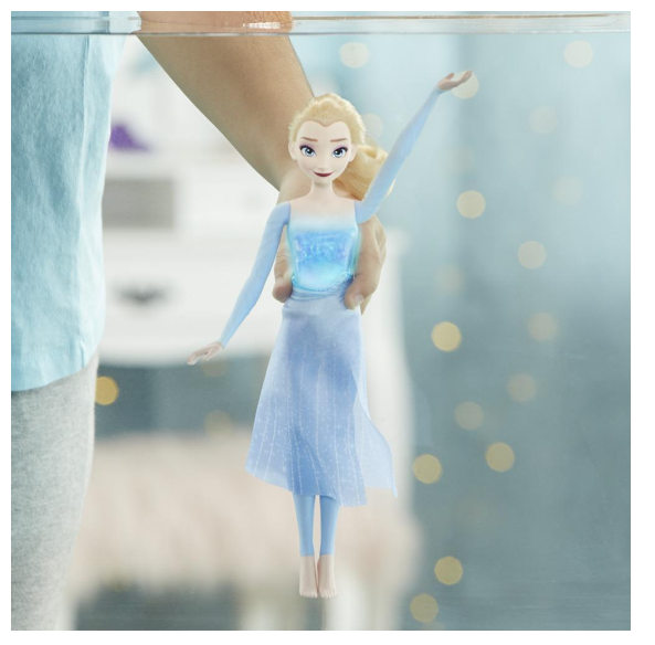 Boneca Elsa Com Luz (vai a água) - Pronto Envio
