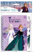 Frozen "Together" conjunto bloco de notas+esferográfica