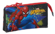 Spider Man "Go Hero" porta-lápis triplo