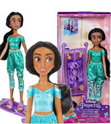Princesa da Disney Jasmine e o seu Tapete Mágico