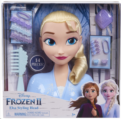 Frozen - Busto Boneca Elsa - Media 14 peças