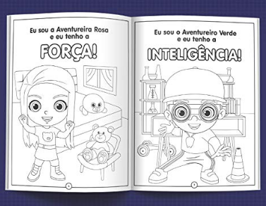 Luluca Criativa - Livro de colorir infantil para meninos