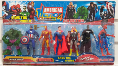 Pack Heróis American Hero