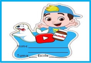 Etiquetas escolares Luccas Neto