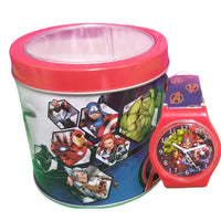 Avengers Relógio Analógico em caixa personalizada
