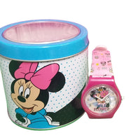 Minnie Relógio Analógico em caixa personalizada