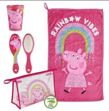 Peppa Pig - Necessaire infantil série "Rainbow Vibes"