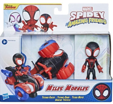 Spidey Figura Miles Morales Triciclo- Techno Racer