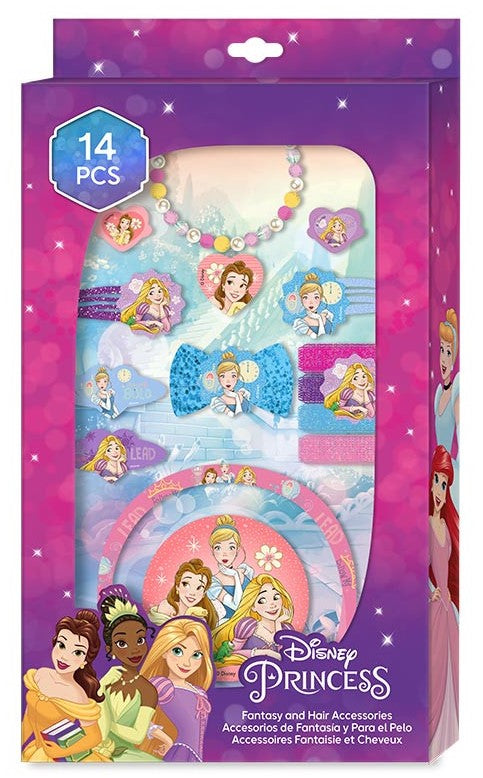 Princesas Disney - Conjunto acessório p/ cabelo