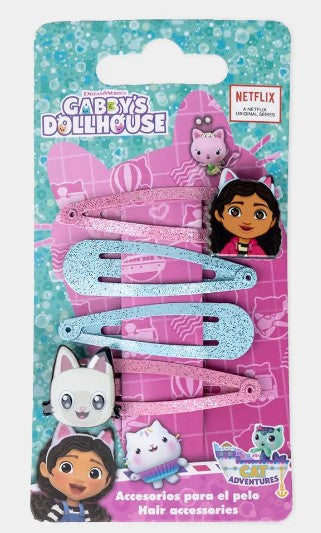 Ganchos de Cabelo Gabby´s Dollhouse 4pcs