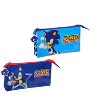 Super Sonic- "Let'S Roll"  Porta-lápis triplo