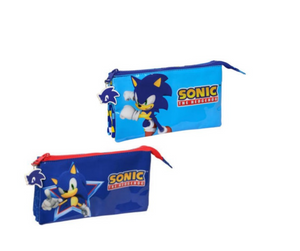 Super Sonic- "Let'S Roll"  Porta-lápis triplo