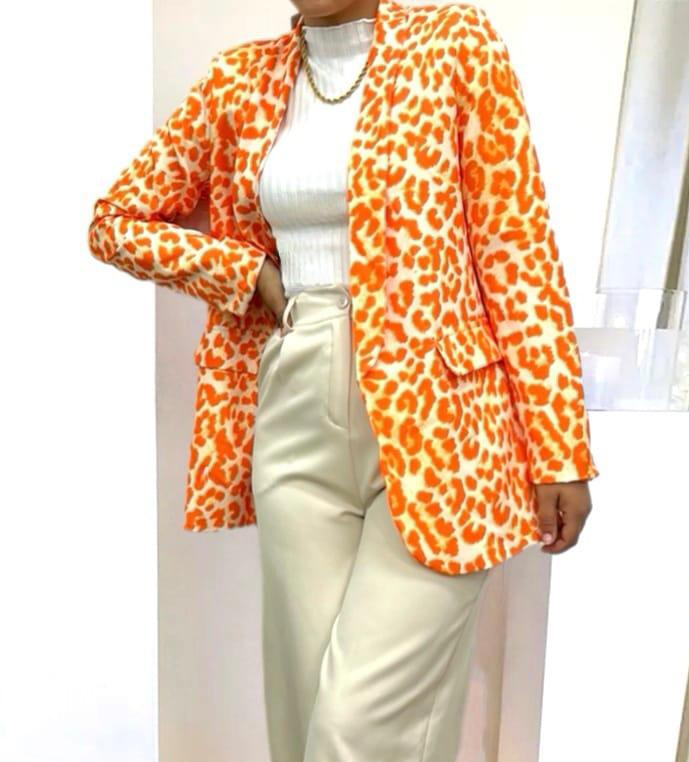 Blazer Animal Print