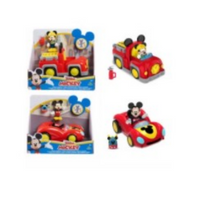 Mickey Figuras Articuladas + Carro