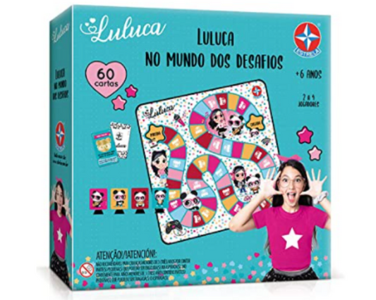 Jogo Luluca no Mundo dos Desafios Tabuleiro