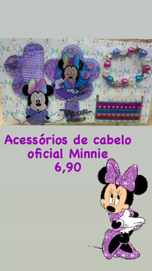 Acessorio Minnie - Cabelo e Pulseira