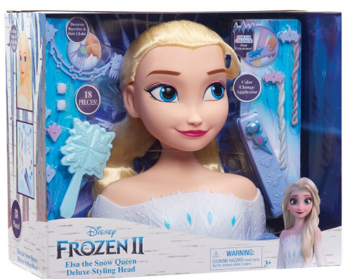 Boneca Cabeça Busto Frozen 2 Disney Elsa + Maquiagem em Promoção na  Americanas