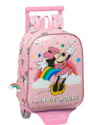 Minnie "Rainbow" mochila mini c/ trolley