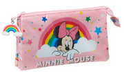 Minnie "Rainbow" porta-lápis triplo