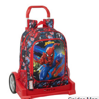 Spider Man "Go Hero" trolley escolar evolution