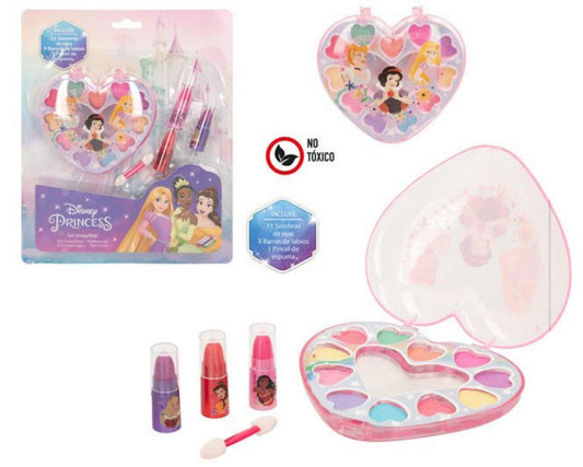 Princesas Disney - Kit de maquilhagem coração