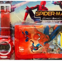 Homem Aranha - relógio digital + carteira
