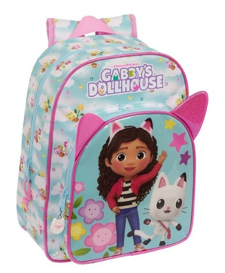 Mochila Escolar Gabby's Dollhouse adaptável