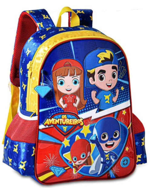 Luccas Neto Mochila + lancheira + porta Lapis - Nova coleção