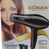 Secador de Cabelo Sonar Hair Dryer SN-812 4000w