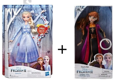 Elsa e Ana - 2 bonecas musicais