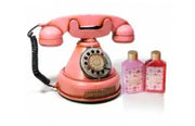 Telefone Rosa Kit Cosmeticos / Vintage