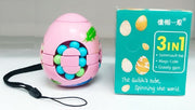 Brinquedo Fidget Lazy Summer Eggs 3 em 1 Anti Stress