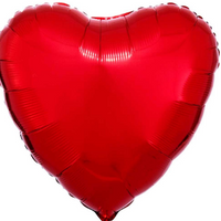 Balão para festa de aniversário - coração vermelho 80cm