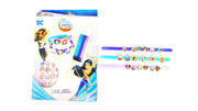 DC Super Hero Girls - Conj. 3 pulseiras com 18 charms